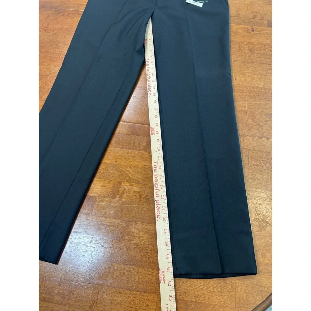 New Lauren Ralph Lauren Suit Trouser Mens 36x32 Black Ultraflex Edgewood